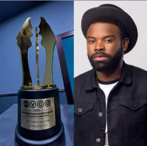 I Got Into The Game Since 1990 as a Child Actor - Gabriel Afolayan Says As He Flaunts His AMVCA Award for Best Supporting Actor I Got Into The Game Since 1990 as a Child Actor - Gabriel Afolayan Says As He Flaunts His AMVCA Award for Best Supporting Actor