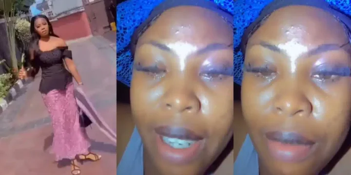 Lady bursts into tears after attending ex-boyfriend's wedding Lady bursts into tears after attending ex-boyfriend's wedding
