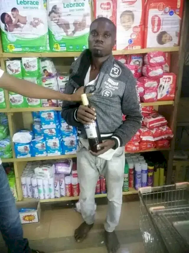 Man caught reportedly stealing bottle of wine at supermarket to celebrate his birthday