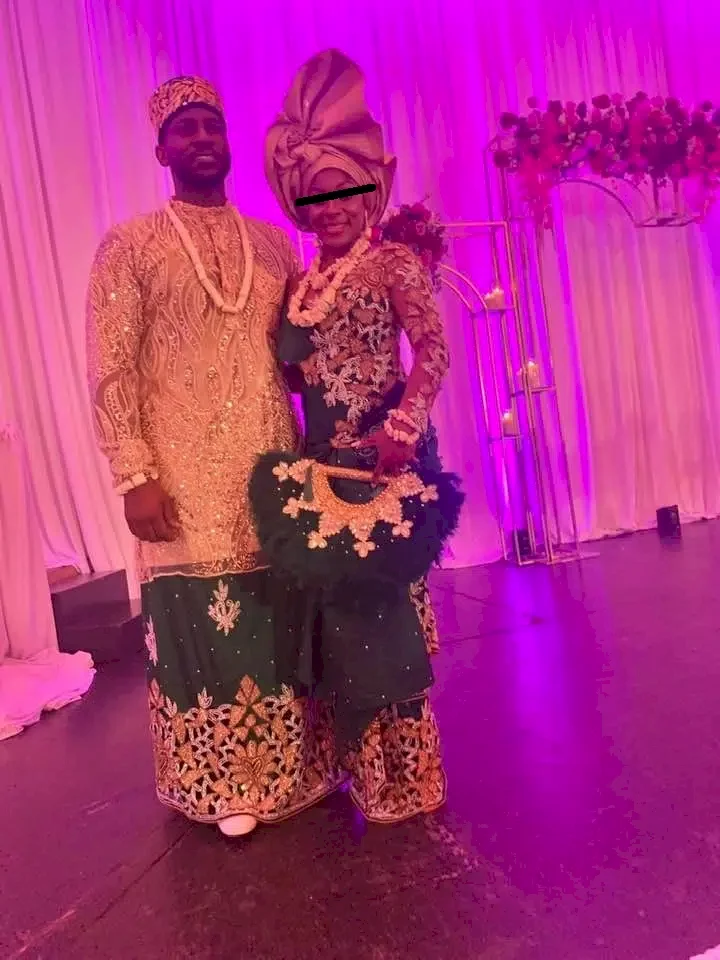 Lavish wedding of Nigerian serial robber 'Blue Cloth Bandit' three months before arrest for over 60 robberies in U.S surfaces