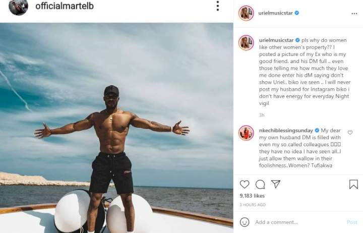 'Don't let me expose you' - Footballer, Jude Ighalo's estranged wife, Sonia shades Uriel Oputa after she said lots of women are camping on her ex's DM