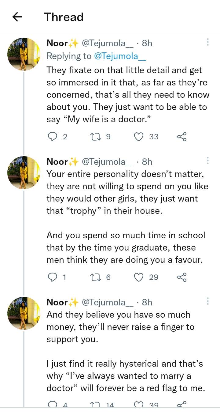 'The moment you tell most men you're a doctor/nurse they bring up marriage' - Female health worker laments