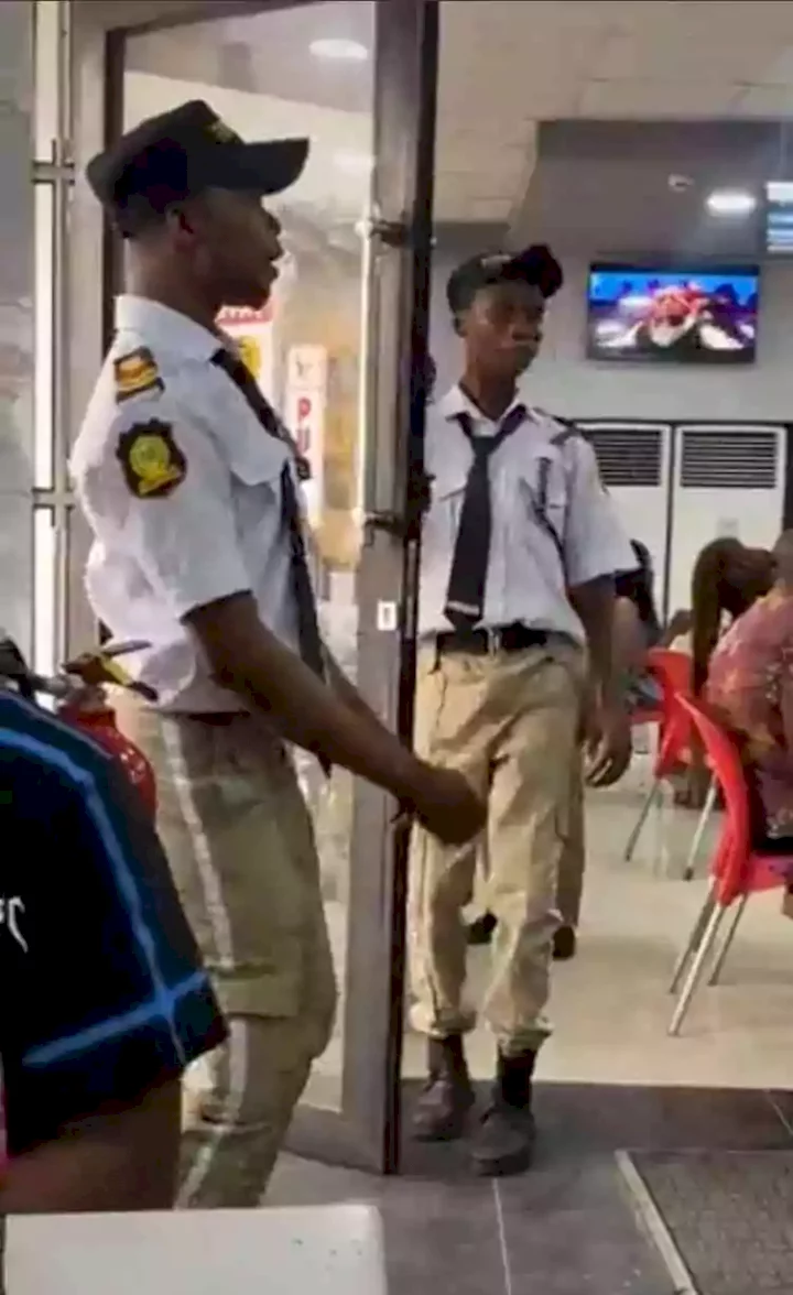 Security officers sacked for dancing on duty lament over management's refusal to pay their salary (Video)