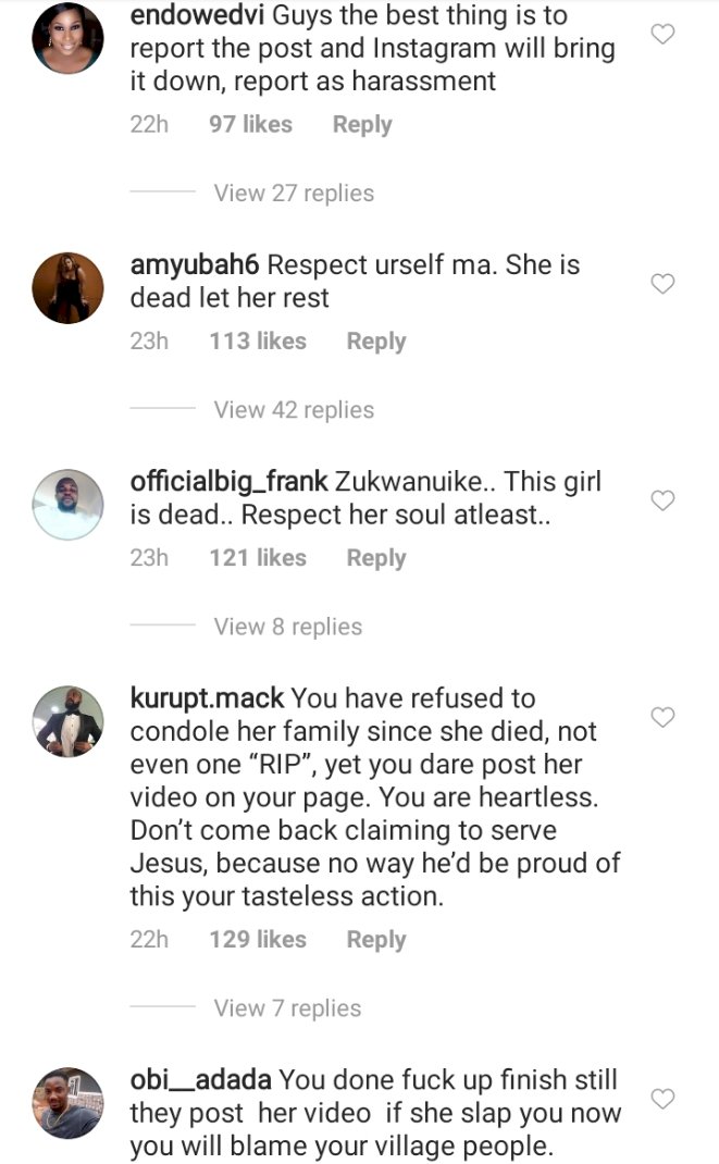 Rita Edochie lands in trouble for sharing video of late Ada Jesus (Video)