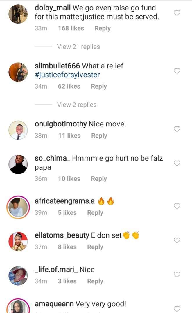 'E don set' - Reactions as Sylvester Oromoni's family hire human rights lawyer, Femi Falana over son's death