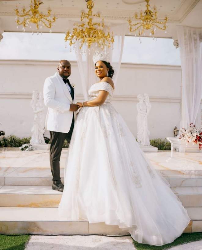 Ubi Franklin reacts as his ex-wife Sandra Iheuwa is kicked out by new husband, Steve Thompson after 5 months of marriage