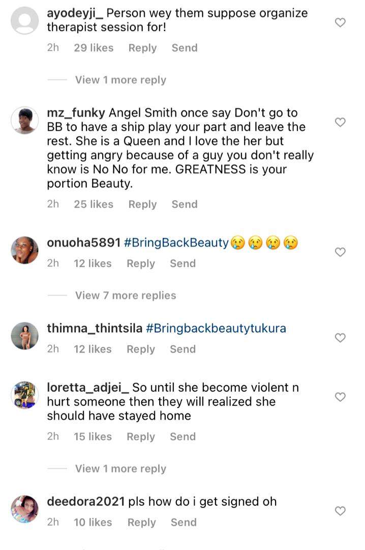 #BBNaija: Reactions as over 3000 fans sign petition for organisers to bring back disqualified housemate, Beauty