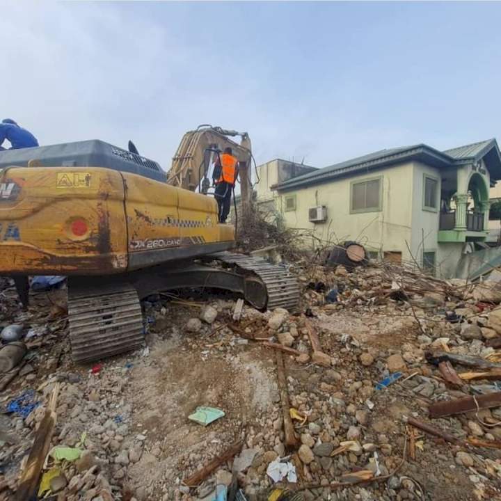 5 dead, 23 rescued, many still trapped after three-storey building collapsed in Ebute Metta