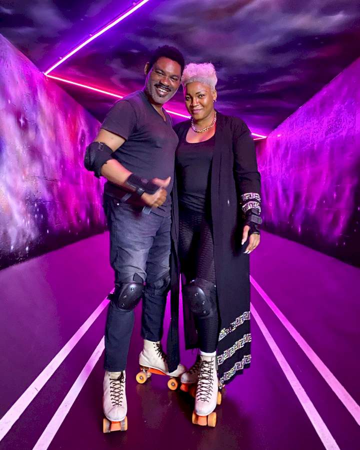 26 years of friendship and partnership - Omotola Jalade-Ekeinde shares lovely photos with her husband