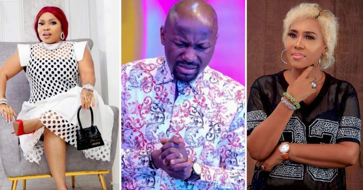 "My secret is out, I'm ready for you all" - Halima Abubakar blasts Shan George over her post about Apostle Suleiman