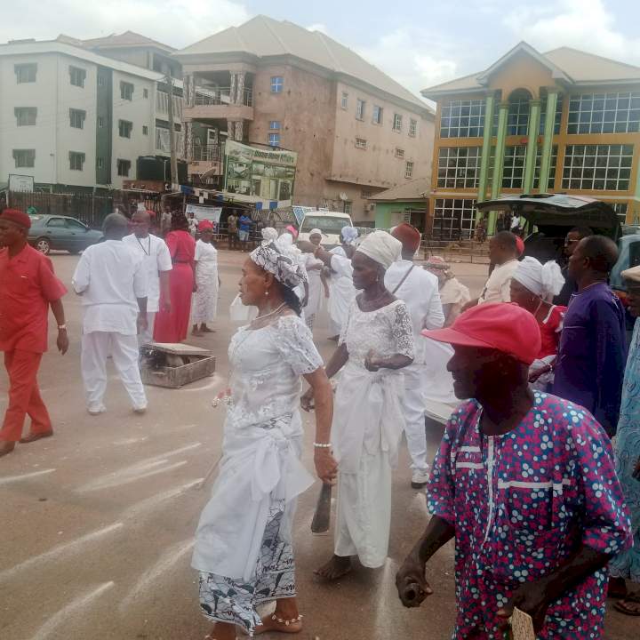 Delta community places curses on cultists and kidnappers (photos)