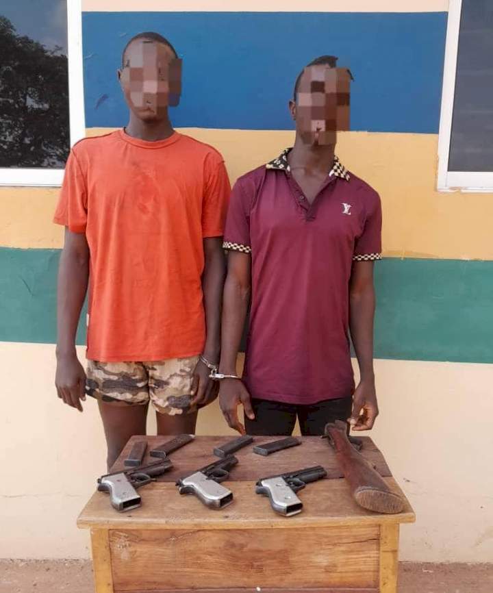 Police arrest four criminal suspects, recover AK-47 rifle, firearms and ammunition in Enugu 