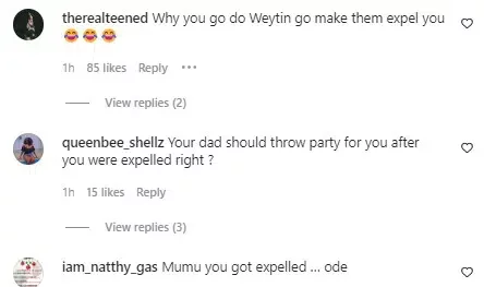 'Should he throw party for you after you were expelled?' - Reactions as JJC Skillz's son narrates assault from father (Video)