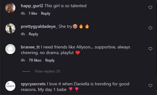 'Daniella is multitalented' - Netizens gush as housemate entertains Allysyn with her vocals (Video)