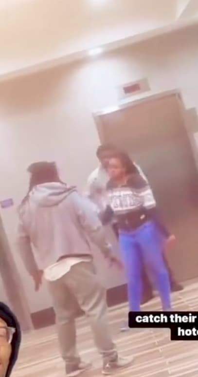 Man breaks down in tears as he catches his girl with another man in hotel (Video)