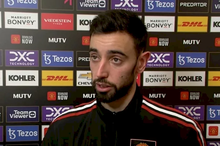 Bruno Fernandes admits mistake after Manchester United's draw with Leeds