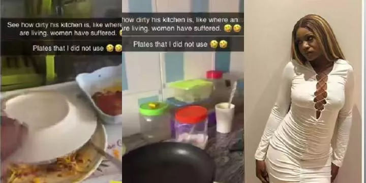 "How I was invited for a date for the first time, ends up being a cleaning lady" - Nigerian lady cries out (Video)