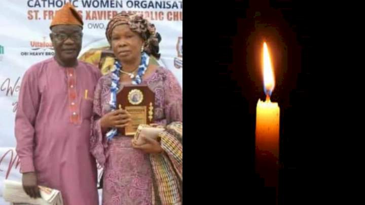 "Nigeria took my parents from me" - Lady mourns as she's orphaned after Ondo state church attack