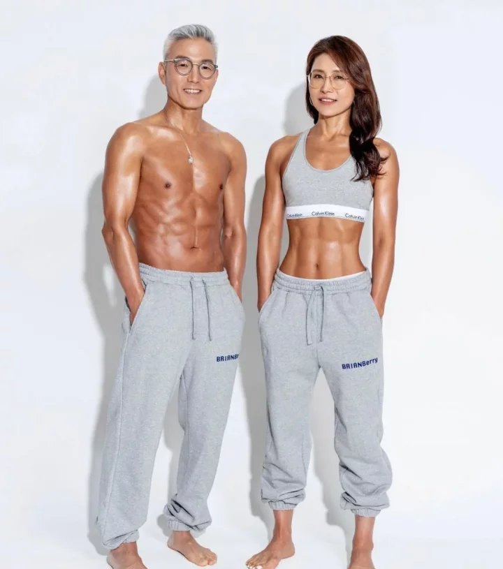 See exceptionally fit couple in their 50s and 60s who still workout together everyday