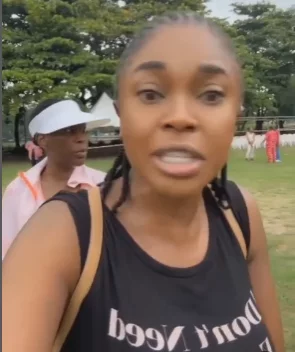 INEC officials have refused to show up at designated VGC polling unit and have asked voters to come to the express instead, Actress Omoni Oboli reveals (video)