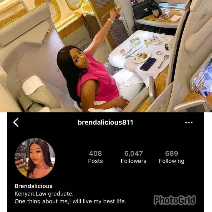 Kenya influencer, Brenda dies after allegedly transporting cocaine in stomach for Nigerian boyfriend