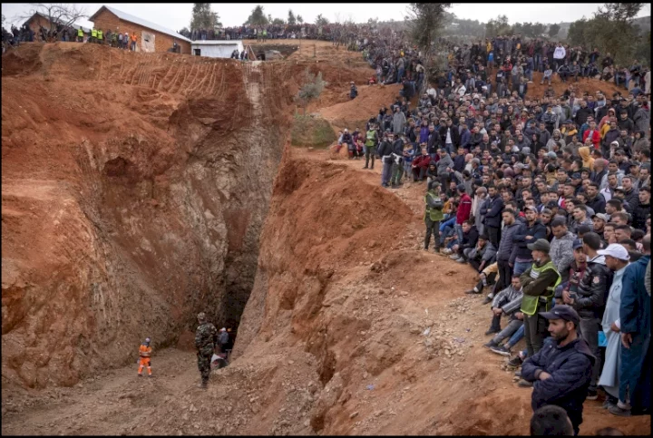 Update: Moroccan boy trapped in well for five days dies before rescue (photos)