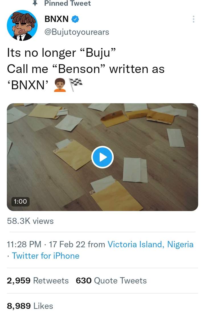 Buju changes stage name to BNXN (Video)
