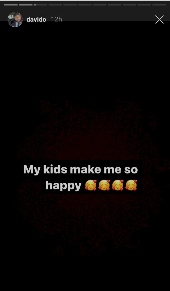 'My kids make me so happy' - Davido says, shares moment his son Ifeanyi was playing the Piano (Photo)