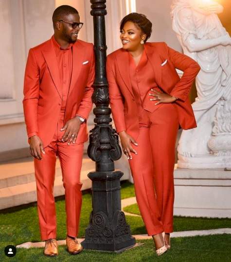 Actress Funke Akindele and husband, JJCSkillz celebrate 5 years of marital bliss (Video)