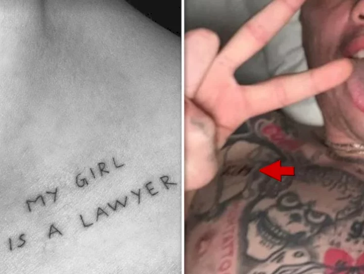 Pete Davidson gets tattoo of Kim Kardashian and her kids' initials on his neck (photos)