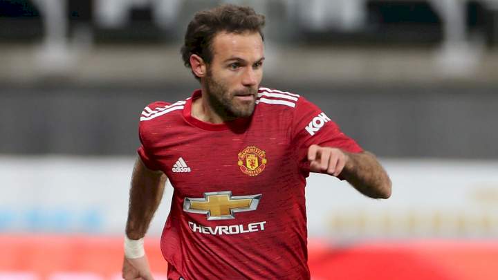 EPL: You deserve it - Juan Mata sends message to Man Utd star after latest victory