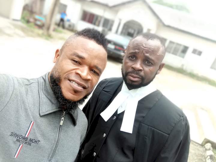 Friends celebrate as court grants bail to Nollywood actor Moses Armstrong after being detained for allegedly raping minor 