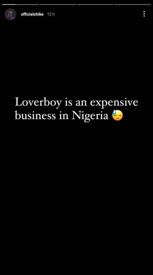 It is expensive to be lover boy in Nigeria - Singer, Chike laments