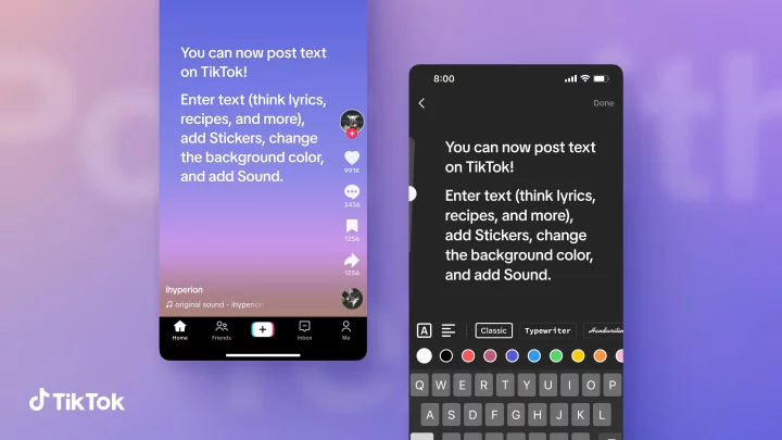 TikTok challenges X (Twitter) and Threads with text-only posts