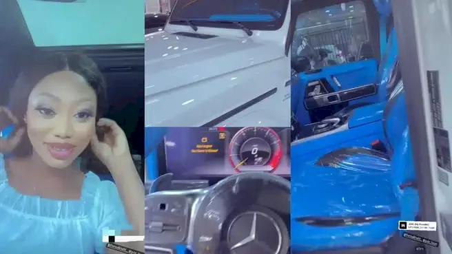 Christy O splashes millions on new G-Wagon (Video)