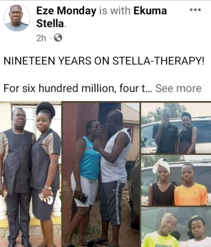 We know each other's passwords, ATM pins, bank balances - Nigerian man writes as he celebrates 19th wedding anniversary with wife