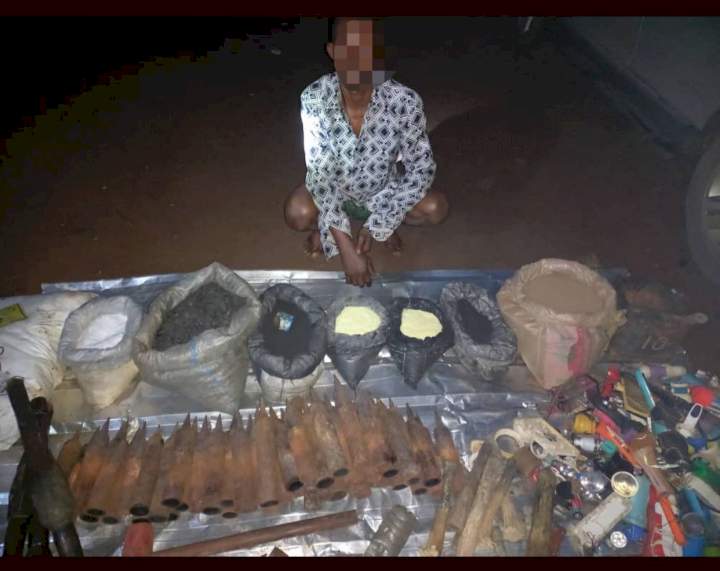 Suspected IPOB bomb manufacturer apprehended in Imo