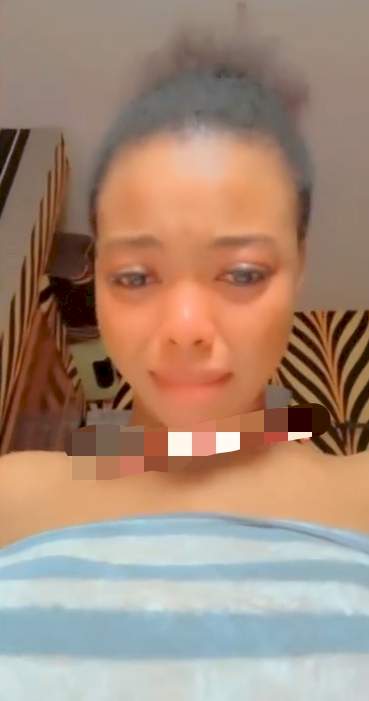 'Anything wey concern relationship I don comot my hand; I no do again' - Heartbroken lady declares (Video)