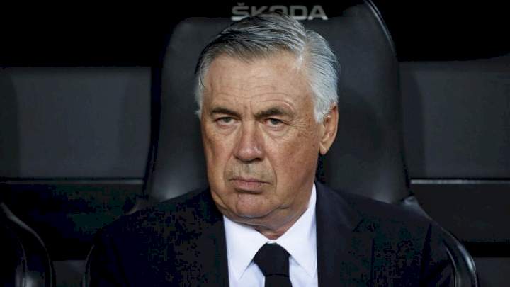 UCL: Ancelotti reveals Real Madrid injury blow ahead of Manchester City trip
