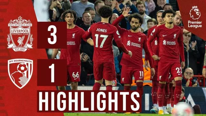 Liverpool 3 - 1 AFC Bournemouth  (Aug-19-2023) Premier League Highlights
