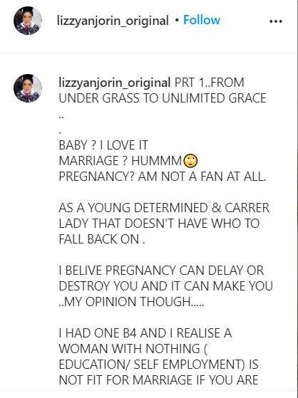 Lizzy Anjorin narrates how her husband & doctor tricked her to keep her pregnancy