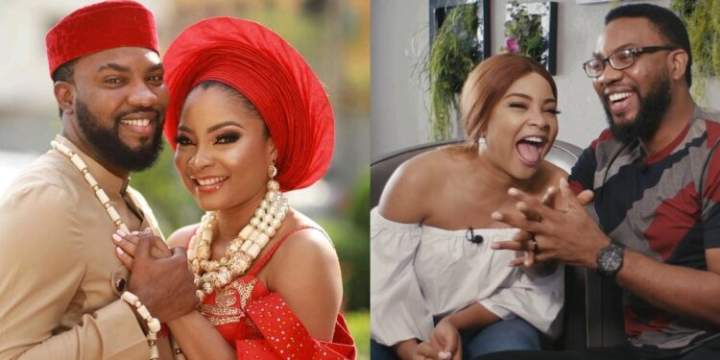 'I was in a serious relationship when I met and fell in love with my wife, Linda Ejiofor