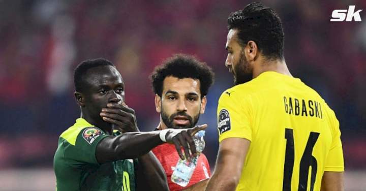 AFCON 2021: Egypt goalkeeper, Gabaski reveals conversation with Salah about Mane