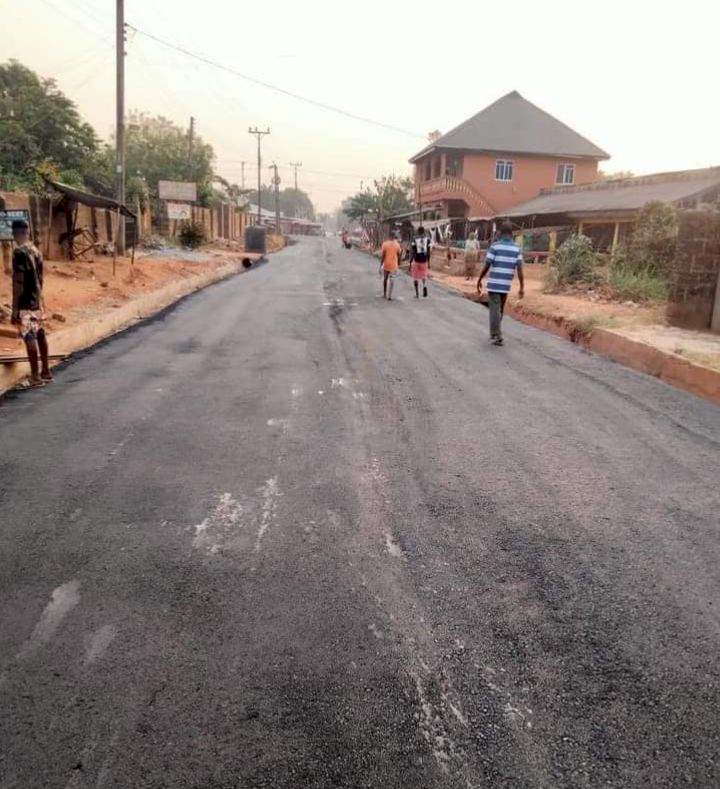 What manner of wealthy man is this? - Reactions as Obi Cubana begins road construction in Oba community