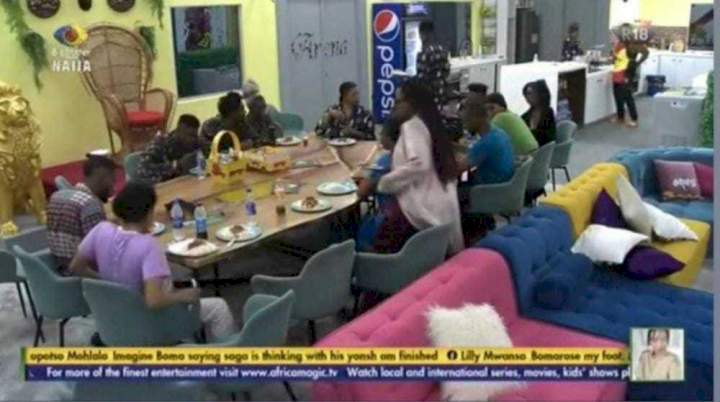 BBNaija: 'Housemates waited till 2 am to use VPN to eat WhiteMoney's food, celebrate grace' - Viewers react