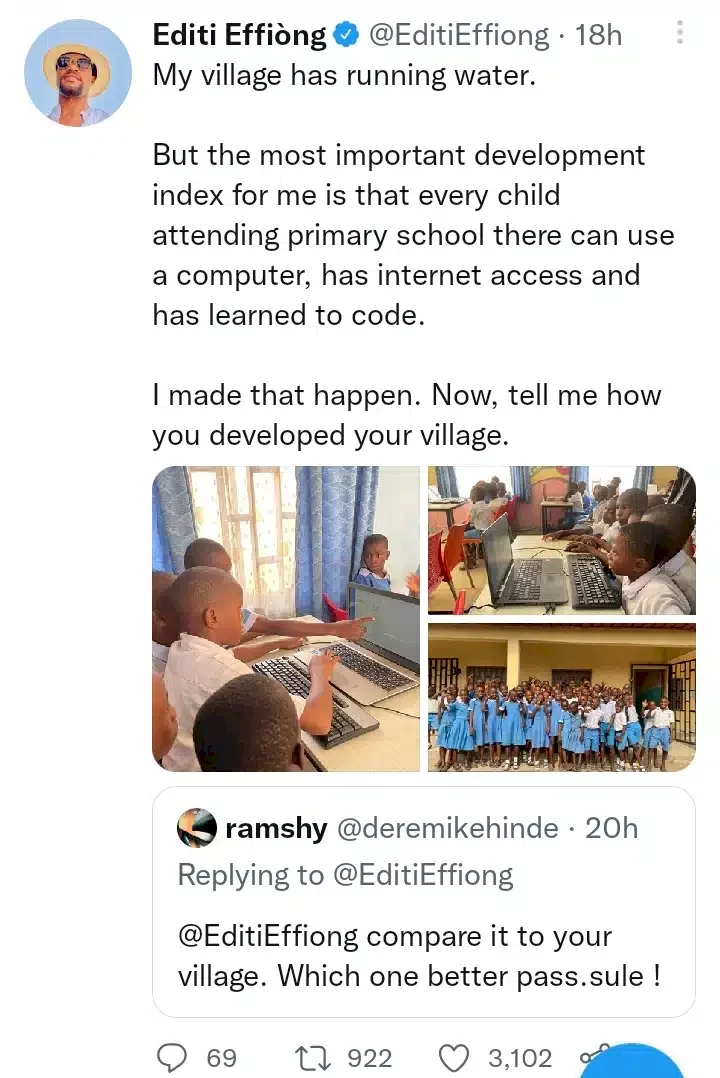 Entrepreneur equips school kids in his village with tech skills