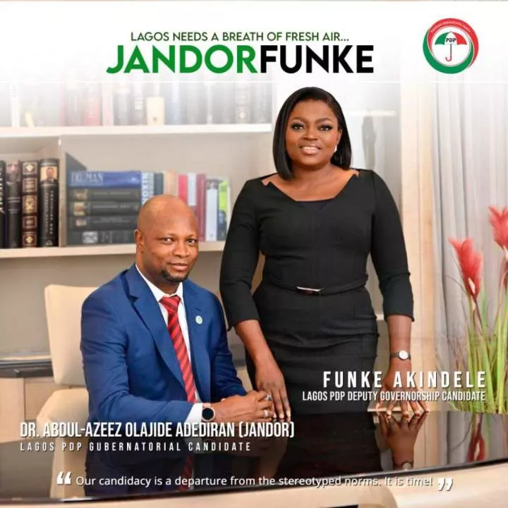 'You are my hero' - Actor, Alex Ekubo drums support for Funke Akindele in governorship race
