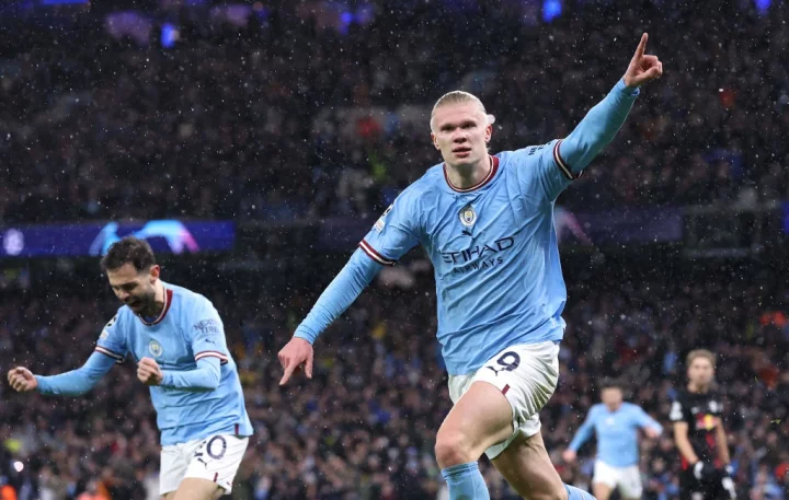 Erling Haaland destroys RB Leipzig with five goal haul as Manchester City cruise into Champions League quarter-finals