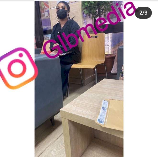 Bobrisky spotted at embassy, submitting student visa application, weeks after dragging James Brown (Photos)