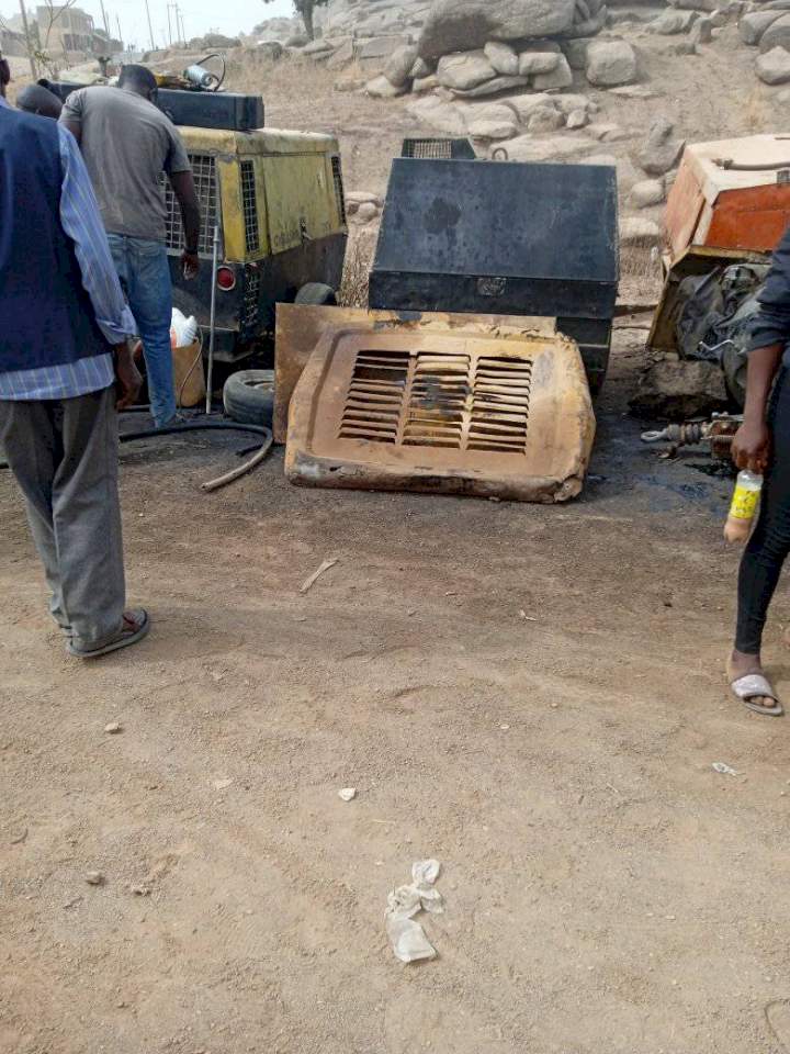 Two boys nabbed while allegedly trying to sell stolen compressor machine covers in Jos